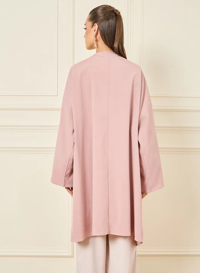 Styli Oversized Textured Midi Length Kimono