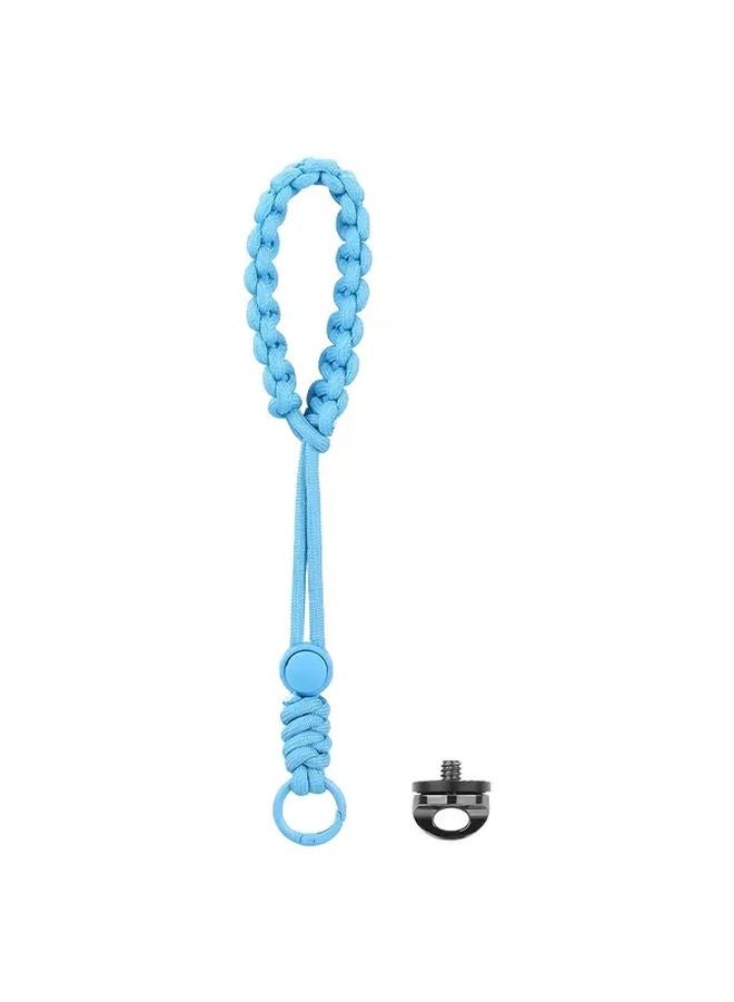 Blue Anti Lost Wrist Strap Lanyard for DJI Pocket 3 Insta 360 Action 5 Pro Camera - Image 1