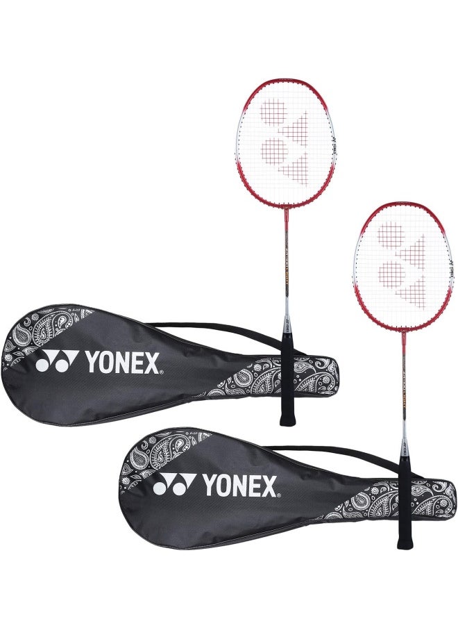 Yonex ZR 100 Light Aluminium Badminton Racquet with Full Cover, Set of 2 | Made in India  - Image 1