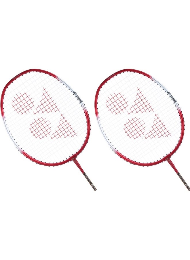 Yonex ZR 100 Light Aluminium Badminton Racquet with Full Cover, Set of 2 | Made in India  - Image 5
