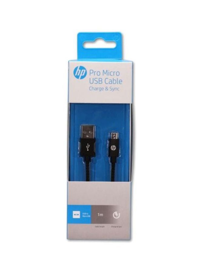 HP كابل Micro USB برو أسود - Image 4
