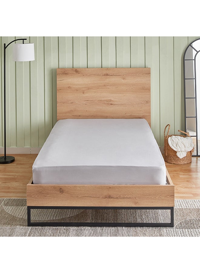 Home Box Bristol Polycotton Twin Fitted Sheet 200 x 25 x 120 cm  - Image 2