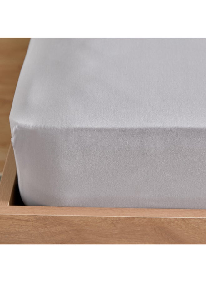 Home Box Bristol Polycotton Twin Fitted Sheet 200 x 25 x 120 cm  - Image 5