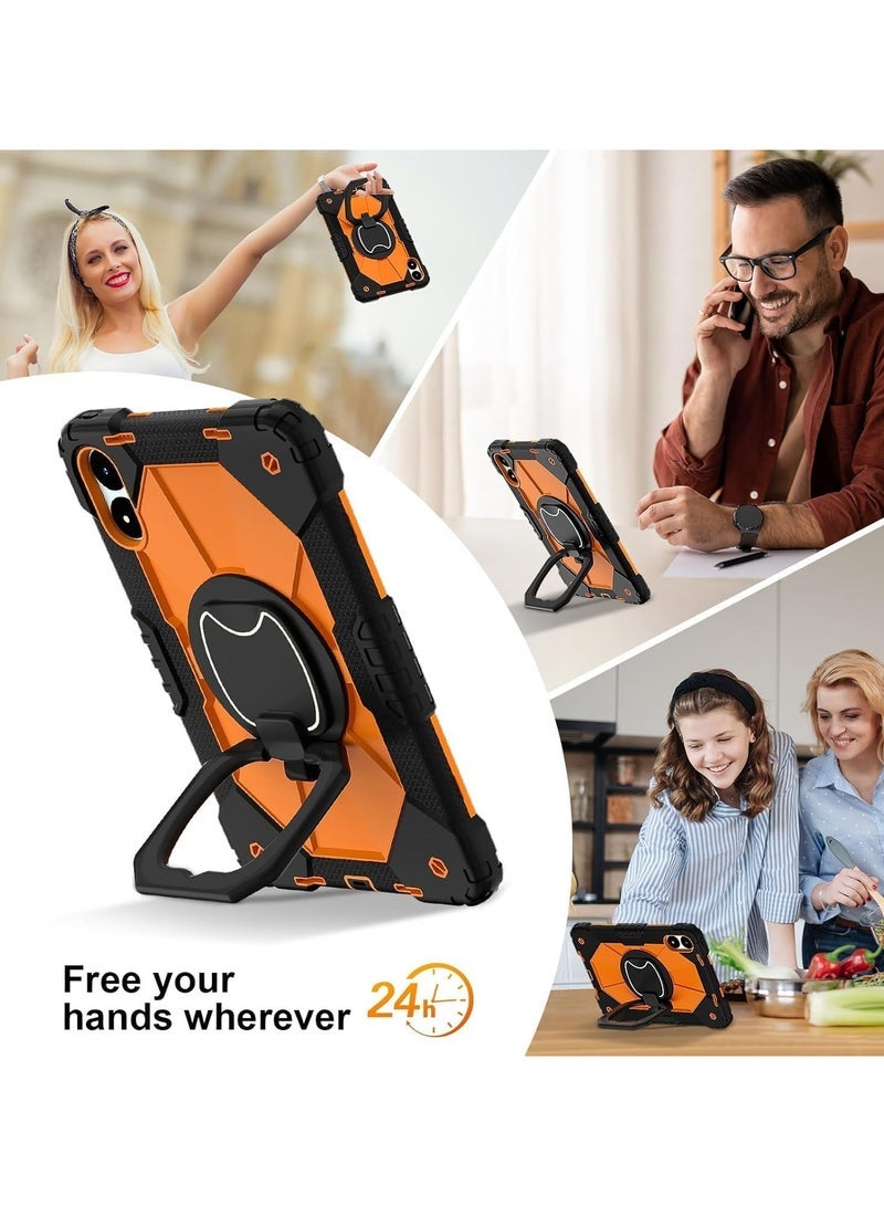 general Case Compatible with Xiaomi Redmi Pad Pro 12.1 inch Case, Full-Body Rugged Shockproof Protective Shell, 360掳 Swivel Stand Handle Cover with Shoulder Strap - Image 2