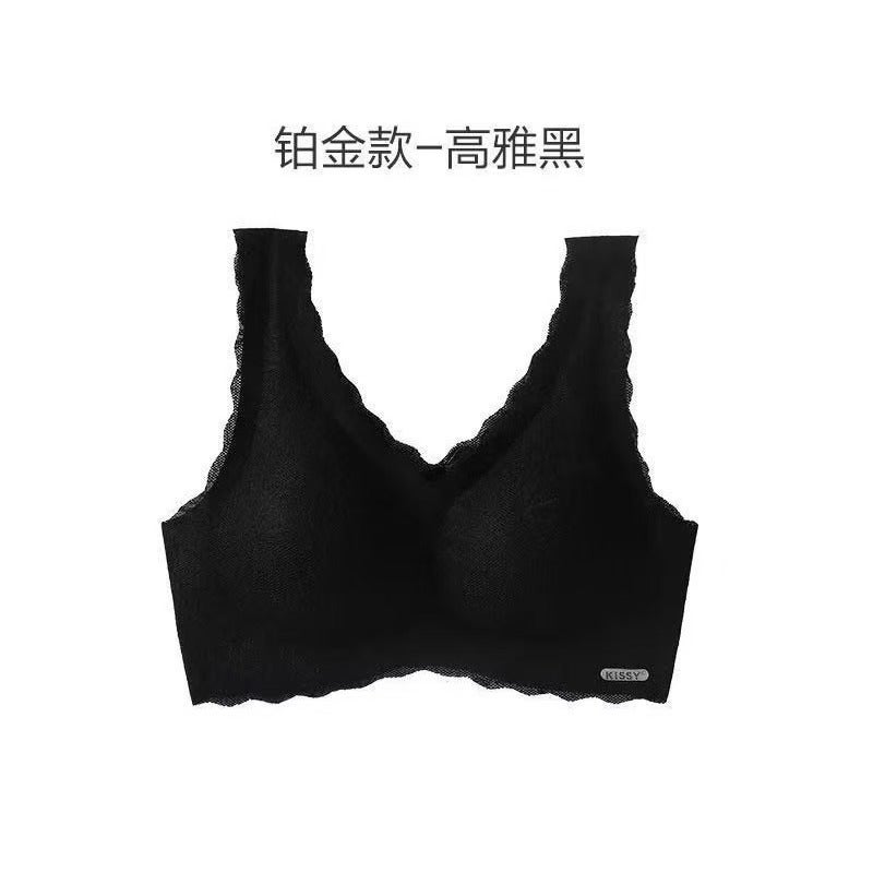 سلسلة كيسي مثل صدرية رياضية بلاتينية مع حمالات دانتيل مثيرة رقيقة للنساء مثل مجموعة كيسي - Image 4