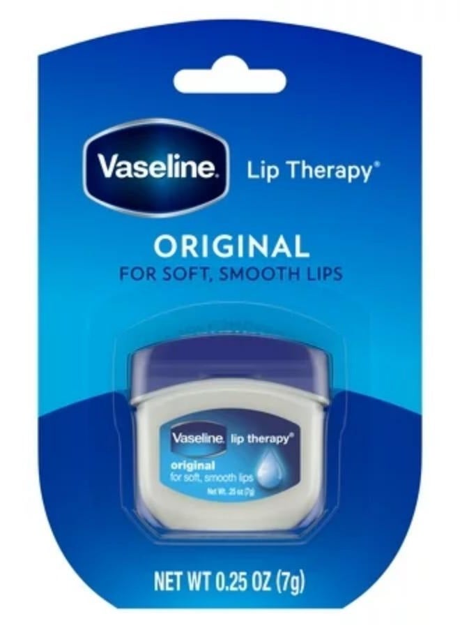 Vaseline Lip Therapy Original For Soft, Smooth Lips 7g