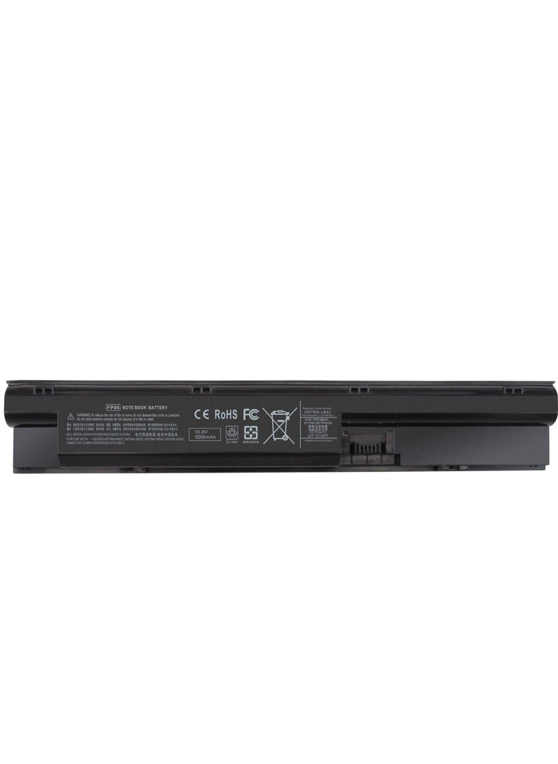Replacement Battery for HP ProBook 708457-001 708458-001 FP06 FP09 H6L26AA H6L27AA HSTNN-IB4J HSTNN-UB4J HSTNN-W92C HSTNN-W93C 0 450 Series 440 445 470 455 G0 G1 (10.8V 5200mAh)