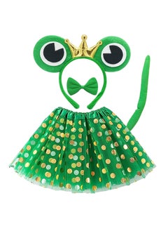 Excefore Frog Costume Set, Frog Costume Tutu Set Animal Fancy Dress, Tutu Animal Costume for Kids Girls Animal Fancy Dress Up Cosplay Children Birthday Carnival Halloween  - Image 1