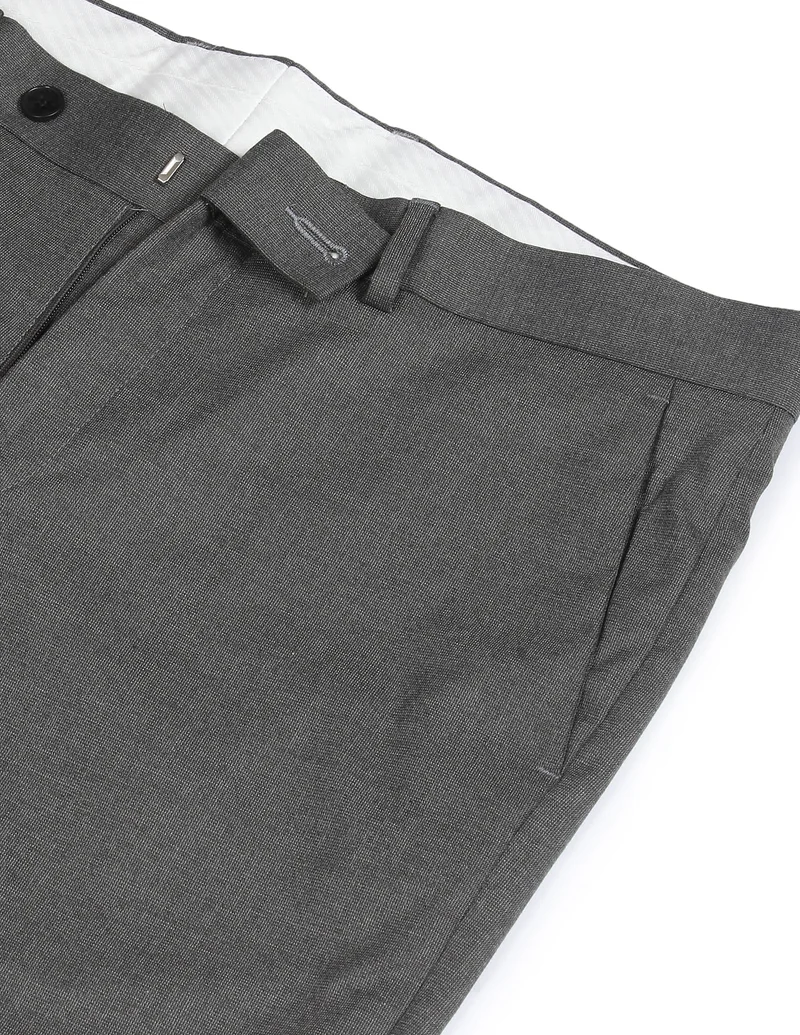 Arrow Hudson Tailored Fit Patterned Trousers