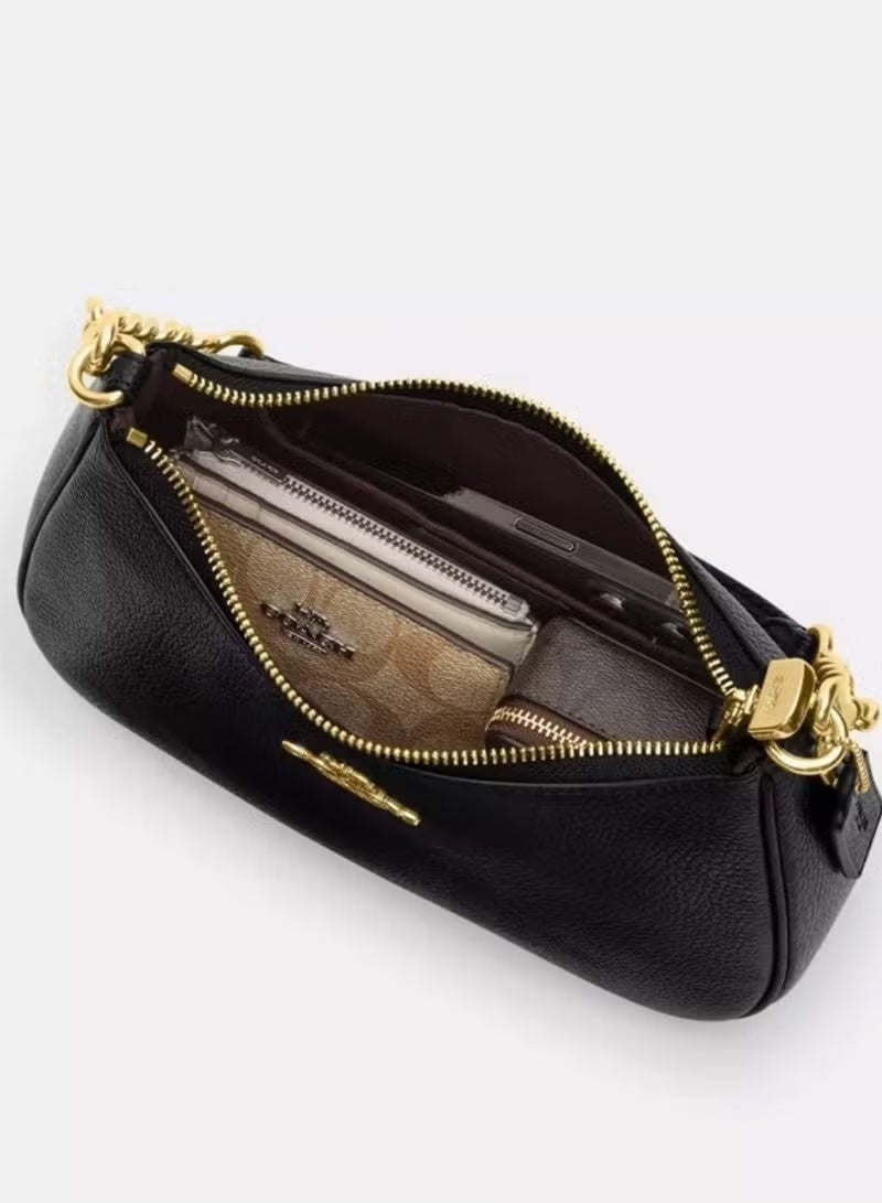 كوتش اوت ليت حقيبة كوتشي COACH بالشعار الكلاسيكي TERI 24 باللون الأسود (حقيبة متدلية) - Image 5