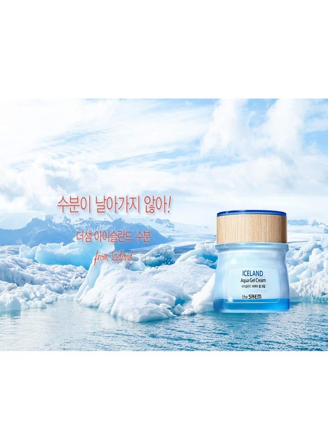 THESAEM Iceland Aqua Gel Cream 2.02 fl.oz. - Face Moisturizer with Marine Energy to Soothe & Calm Sensitive Skin - Moisturizing & Plumping Gel Face Cream with Iceland Mineral Water for Oily - Image 2