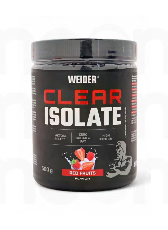 Weider Weider Clear Isolate 500g – Red Fruits Flavor – Whey Protein Isolate  - Image 1