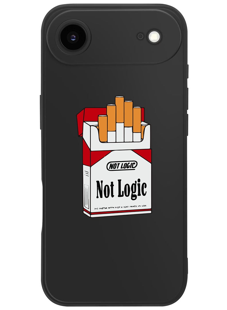 Theodor Protective Slim Fit Case Liquid Silicone Cover with Full Body Protection Anti-Scratch Shockproof Case For Apple iPhone 17 Air (Black) Not Logic - Image 1