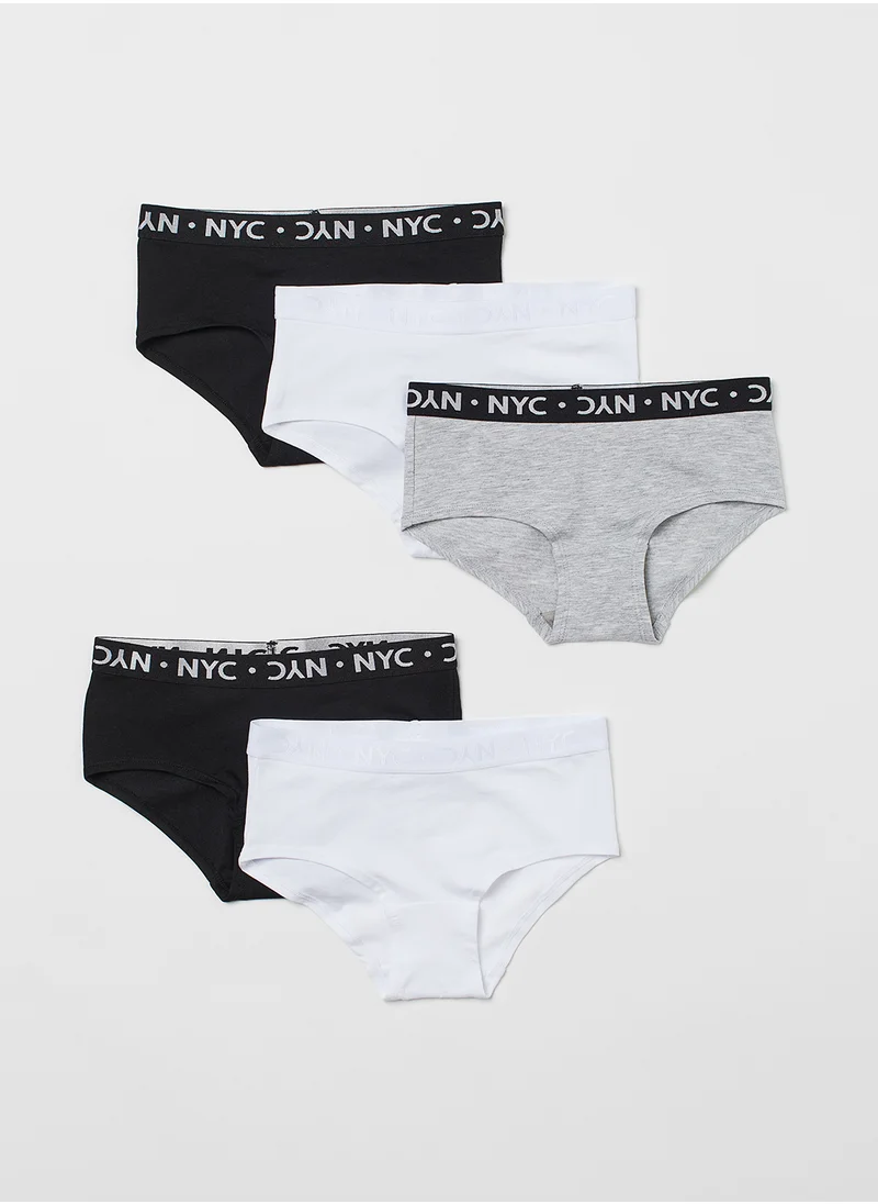 H&M 5-Pack Cotton Hipster Briefs