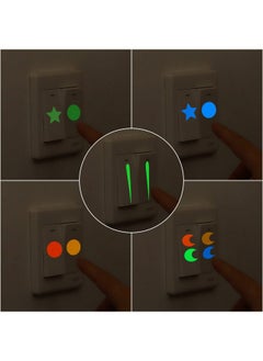 MECCANIXITY MECCANIXITY Glow in The Dark Tape Heart,0.8" 144 Glow Heart Sticker Green for Walls Parties Marking Decorations  - Image 5