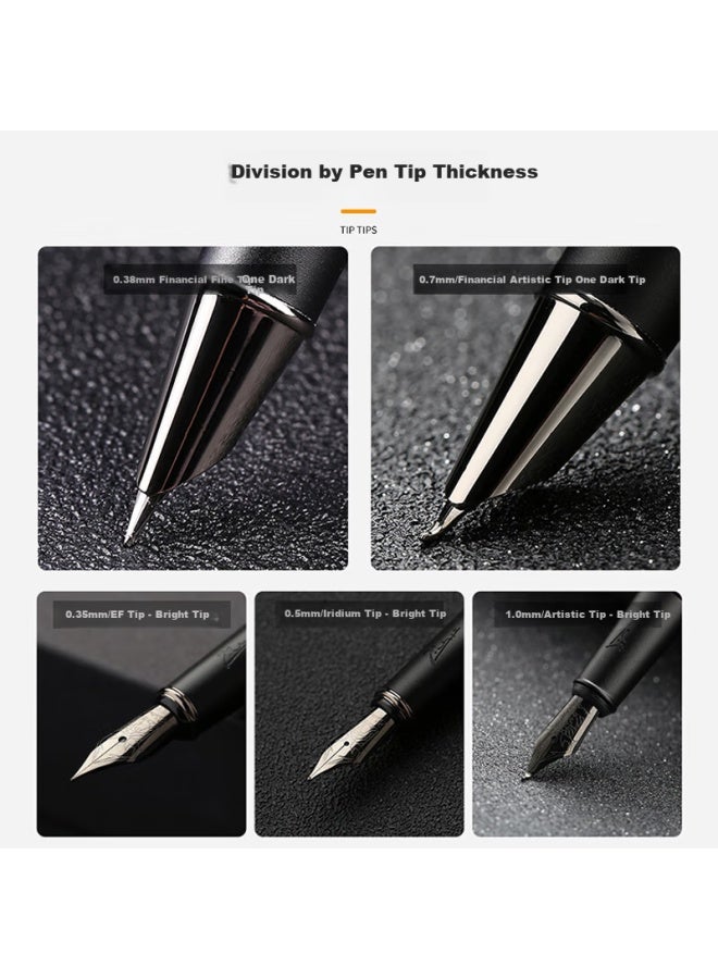 Pimio Art Pen Calligraphy Steel Pen Adult Student Practice Pen Male Female Graduation Gift Pen Hidden Nib 0.7mm 916 Dawn Red - Image 4
