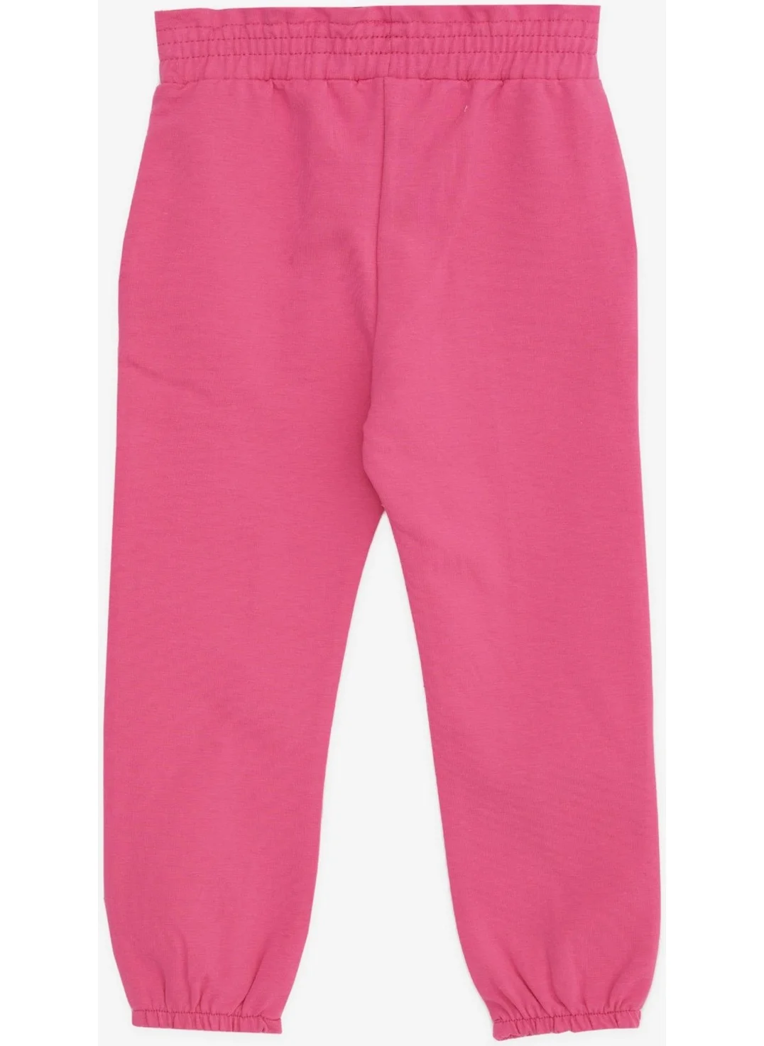 Breeze Girls' Sweatpants with Elastic Waist Pocket, Age 1-4, Fuchsia