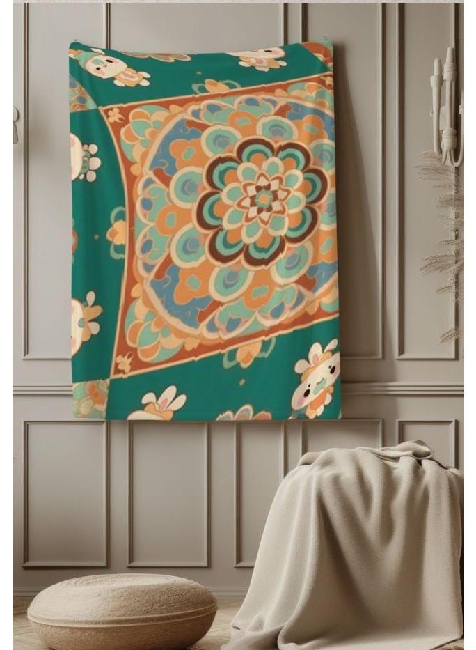 general Children's or student cartoon flannel thin blanket (warm and comfortable, suitable for sleep, games) 100cm*150cm - 743 - Image 1