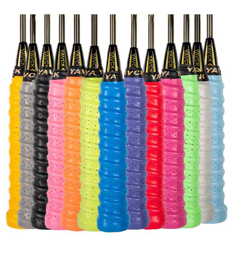 1 4pcs Breathable Non Slip Sport Strap Pink For Tennis Badminton And Fishing Rod - Image 1