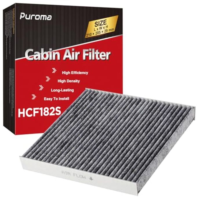 Puroma 1 Pack Cabin Air Filter with Activated Carbon Replacement for CP182, CF11182, Compatible with Honda CR-V, Civic, Accord, Odyssey, HR-V, Clarity, CR-Z, Fit, Insight, Acura MDX, RDX, TLX, Integra - Image 4