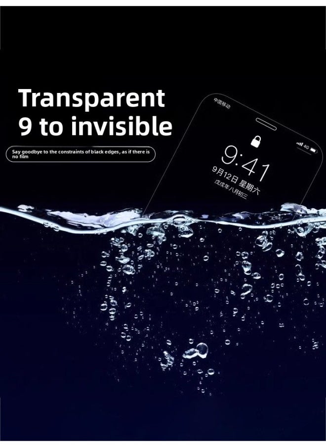 Generic - For Iphone13promax Tempered Film For Iron Cloth Shirt XS/XR For Iphone 12/11pro Sapphire Crystal Plated Film-Color:High Definition, Fully Transparent - No Black Edges - No Broken Edges, Buy One Get One Free-Size:For Iphone Xr - Image 1