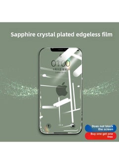 For Iphone13promax Tempered Film For Iron Cloth Shirt XS/XR For Iphone 12/11pro Sapphire Crystal Plated Film-Color:High Definition, Fully Transparent - No Black Edges - No Broken Edges, Buy One Get One Free-Size:For Iphone Xr