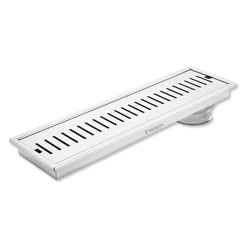 KRYSSTAL Vertiline 304-SS Shower Drain Channel (24x4 Inches) - Image 1
