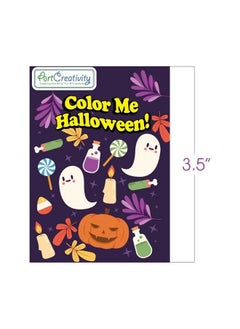 ArtCreativity Bulk 24 Pack Halloween Mini Coloring Book Kit Each Set Includes 1 Small Coloring Booklet & 4 Crayons Great Halloween Party Favors Halloween Gifts For Kids & Noncandy Halloween Treats  - Image 5