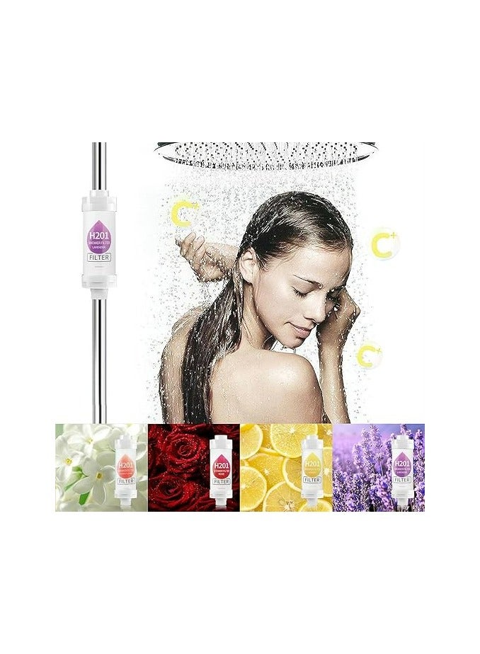 فلتر استحمام بفيتامين C باللافندر - منعم الماء العسر، مزيل الكلور، يقلل من الجفاف، ويعزز صحة البشرة والشعر - مياه استحمام نظيفة ومفلترة للأم والطفل - Image 2
