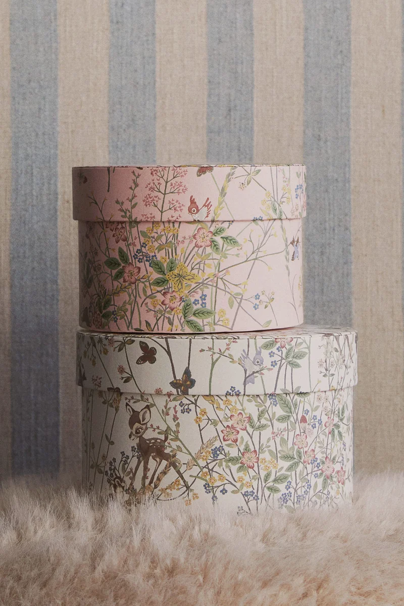 H&M 2-piece storage box set