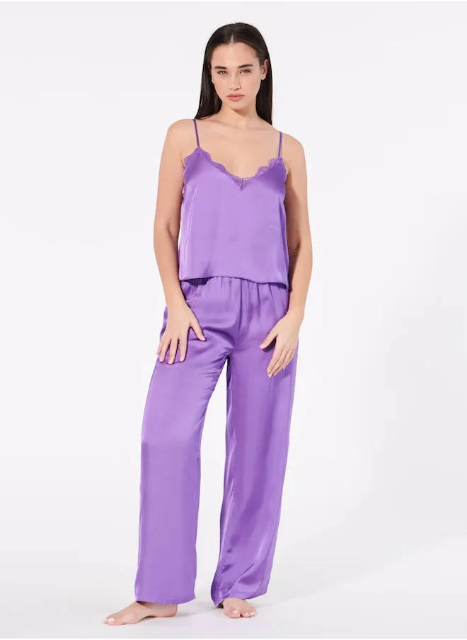 UNDIZ Satin trousers