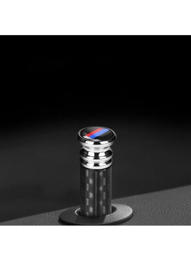 4 Pcs Car Door Lock Knobs Carbon Fiber Door Lock Bolt Pin Cover Stick Compatible with BMW 1 2 3 4 5 6 7 Series X1 X2 X3 X4 X5 X6 X7 Accessories, QD4SD001 - Image 3