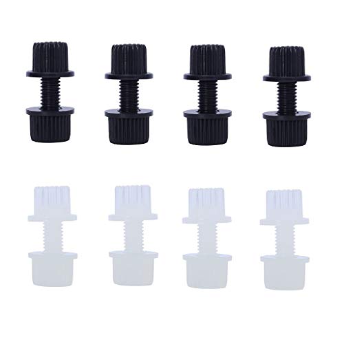 P1Tools Nylon License Plate Frame Bolts & Nuts & Screws Fasteners for Motorcycle, License Plate Screw Bolts - Image 1