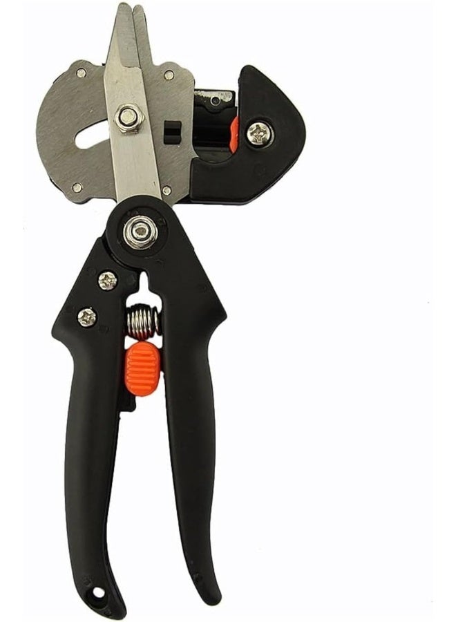 HASANAT ESSENTIALS مقص تطعيم هسانات إيسينشالز مع قاطع مدمج - أداة تقليم احترافية لتطعيم الأشجار المثمرة، الكروم وقطع الفروع - Image 2