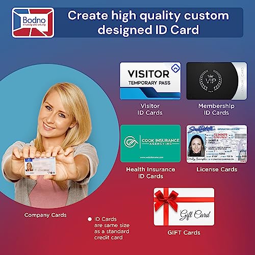 Bodno Evolis Zenius Single Sided ID Card Printer & Complete Supplies Package Bronze Edition ID Software - Image 3