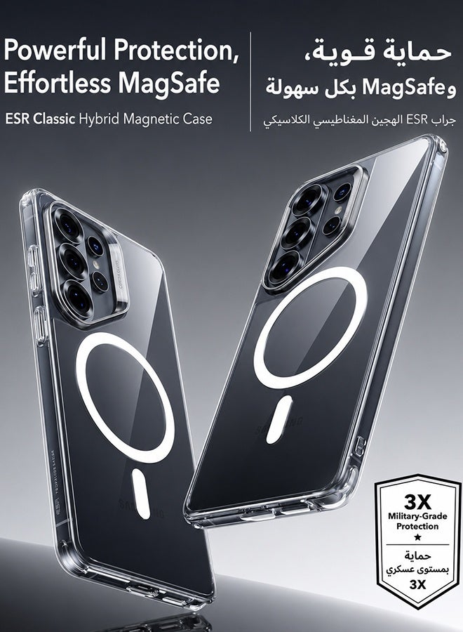 ESR Clear Case for Samsung Galaxy S26 Ultra – MagSafe Compatible, Military-Grade Protection (Classic Hybrid) clear - Image 5