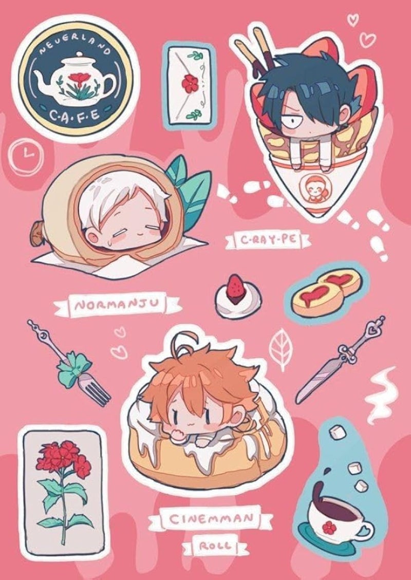Anime sticker neverland
