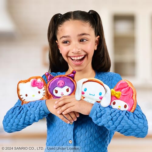 Cookeez Makery محماصة كوكيرز ميكري Hello Kitty وأصدقائها توستي تريتز | مفاجأة قماشية قابلة للضغط ومعطرة | خبز قابل للدخول، 6 شخصيات قابلة للجمع - Image 5