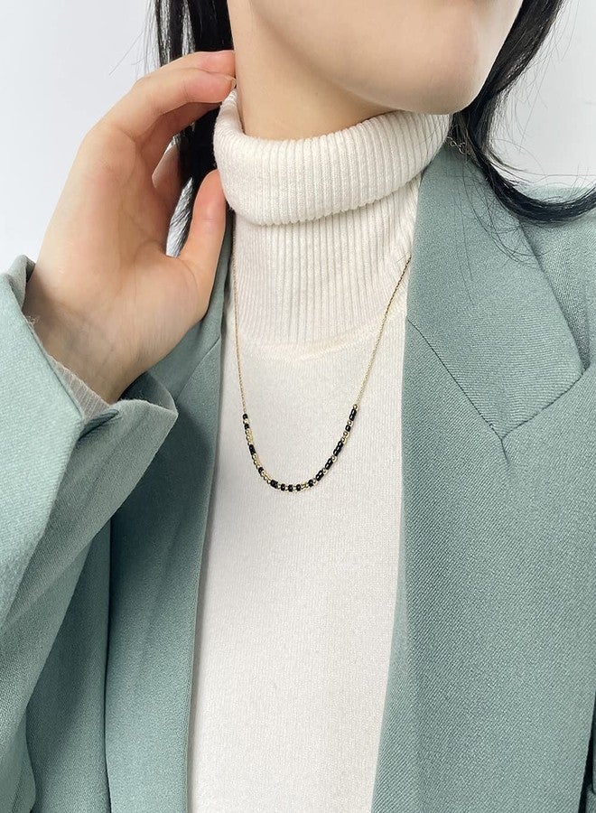 INENIMARTJ Morse Code Necklaces for Women 18k Gold Plated Barque Chain Necklace Morse Code Jewelry Inspirational Jewelry for Her (Never Give Up) - Image 4