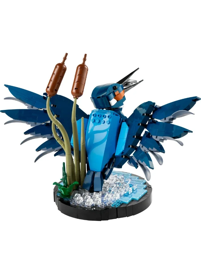 LEGO 10331 Icons Kingfisher Bird Model, Gift For Birders And Lovers Of Ornithology, Creative Building Set For Adults, Home And Office Desk Decor, A Mindful Project (834 Pieces)