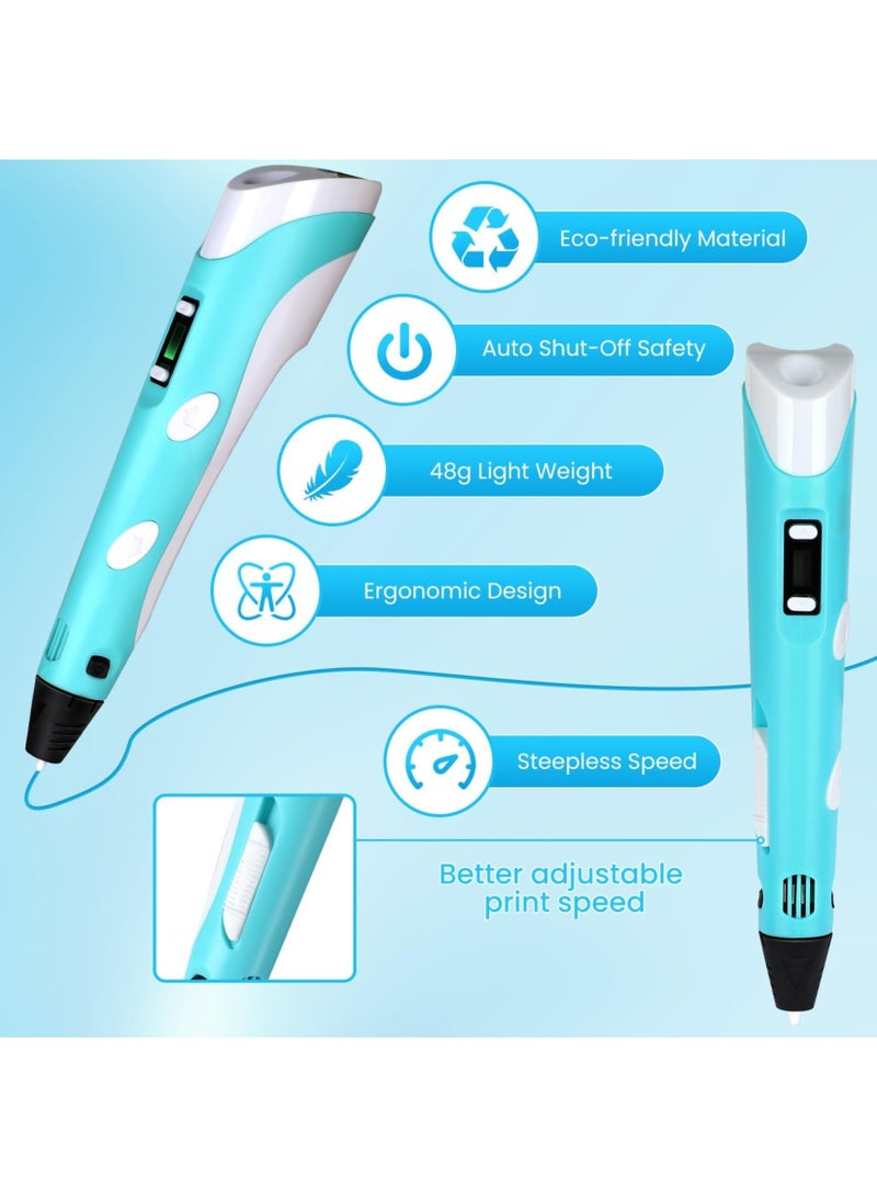 MAGIC VAULT 3D Printing Pen-3D Printing Pen with Filament Refills (3D Printing Pen with 3 PLA Filament) 3D Printer Pen  - Image 3