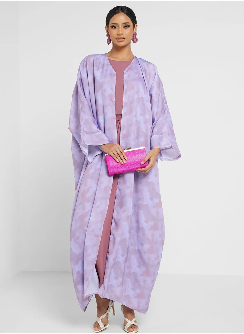 Khizana Printed Abaya