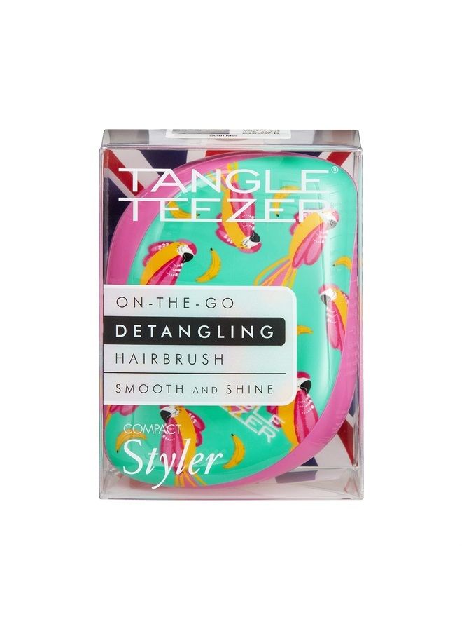TANGLE TEEZER فرشاة شعر تانجل تيزر كومباكت ستايلر، طائر الجنة، متعدد الألوان - Image 4