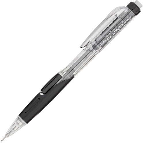 Pentel Twist-Erase CLICK Mechanical Pencil (0.9mm) Assorted Black Barrels, Color May Vary, Box of 12 (PD279TA) - Image 1