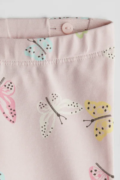 H&M Printed cotton leggings