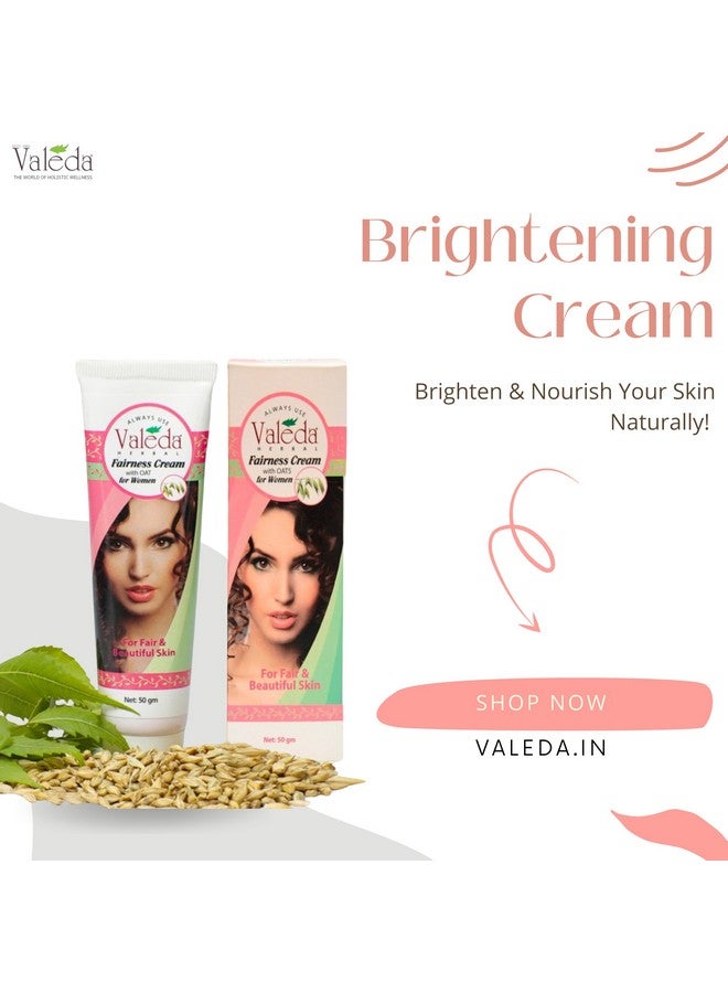 Valeda Herbal كريم فاليدا العشبي لتفتيح البشرة مع الشوفان (للنساء) - Image 4