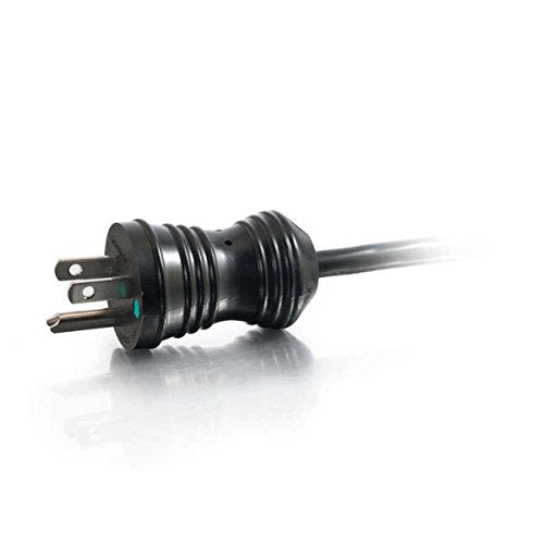 C2G 6ft 18 AWG Coiled Hospital Grade Power Cord (NEMA 5-15P to IEC320C13) - Black - 125 V AC Voltage Rating - 10 A Current Rating - Black - RoHS, TAA Compliance - Image 3