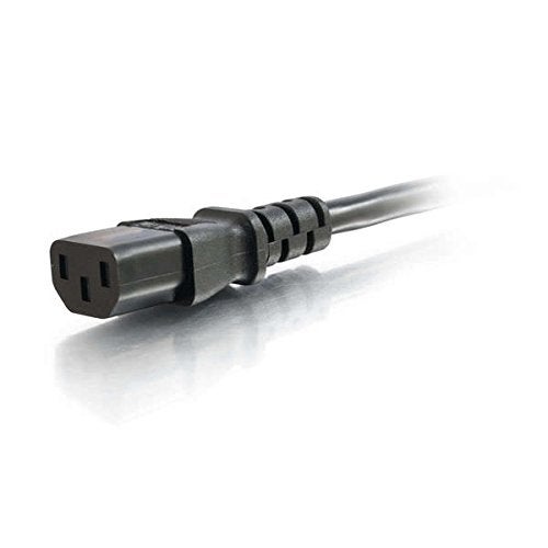 C2G 6ft 18 AWG Coiled Hospital Grade Power Cord (NEMA 5-15P to IEC320C13) - Black - 125 V AC Voltage Rating - 10 A Current Rating - Black - RoHS, TAA Compliance - Image 2