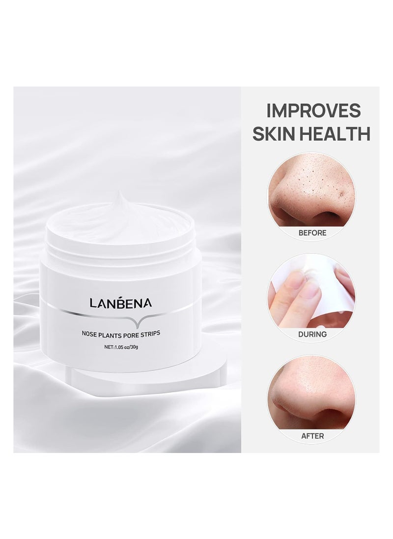 LANBENA - Nose Plants Pore Strips - 30gm - Image 1