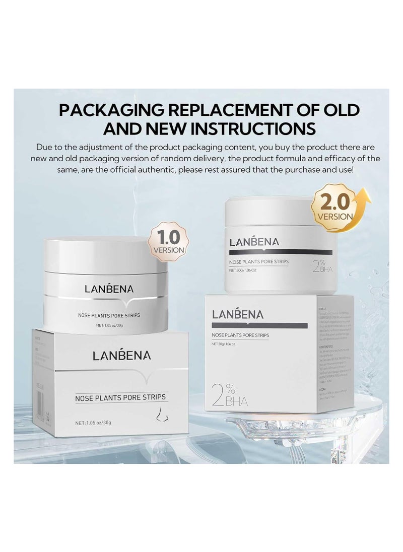 LANBENA - Nose Plants Pore Strips - 30gm - Image 1